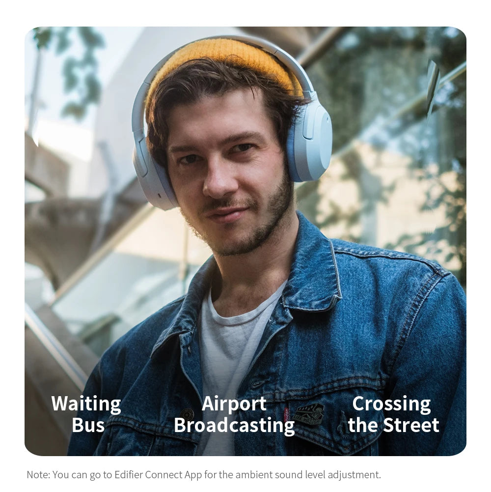 Sonivax by Edifier W820NB Plus Bluetooth 5.2 Kopfhörer – Hybrid Noise Cancelling